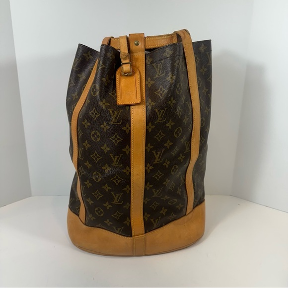 Louis Vuitton Randonnée GM backpack Monogram Canvas Crossbody Single Strap bag - Picture 1 of 16